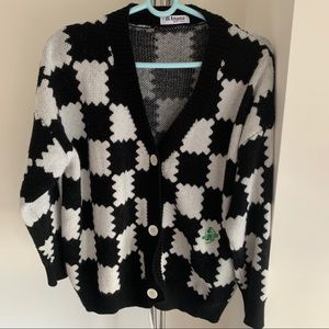 Sweater cardigan off the shoulder women